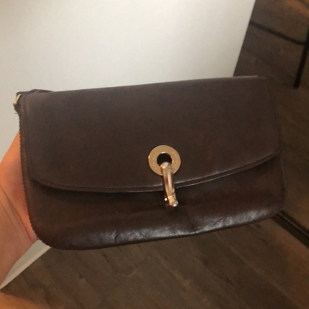 Kate Spade Leather Wristlet, Brown Leather